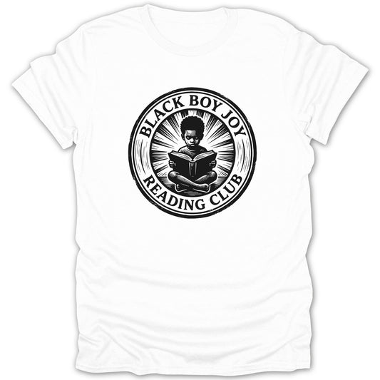 Black Boy Joy Reading Club T-shirt for Book Lovers