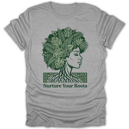 Nurture Your Roots Botanical Tee - Zion Threadz