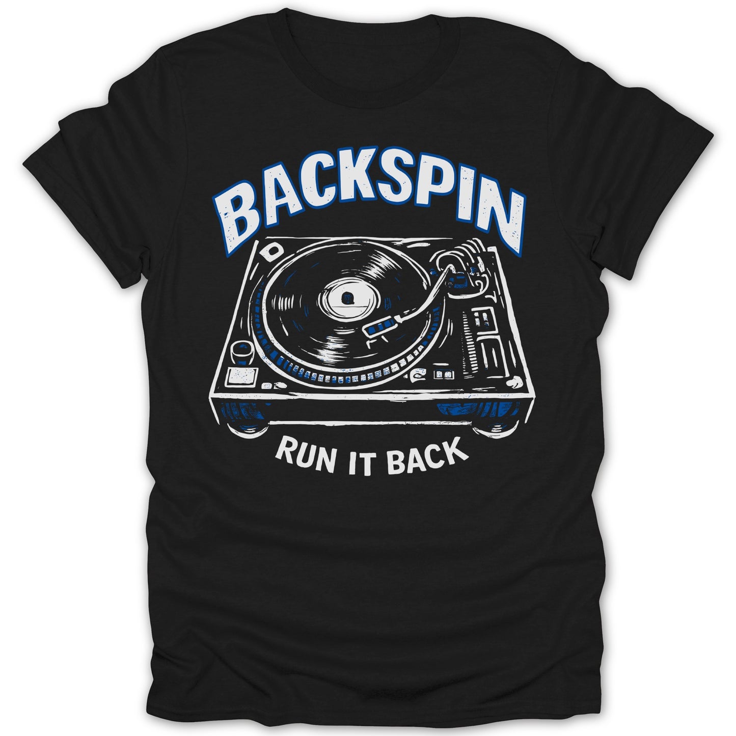 BACKSPIN Run It Back Turntable Graphic T-Shirt