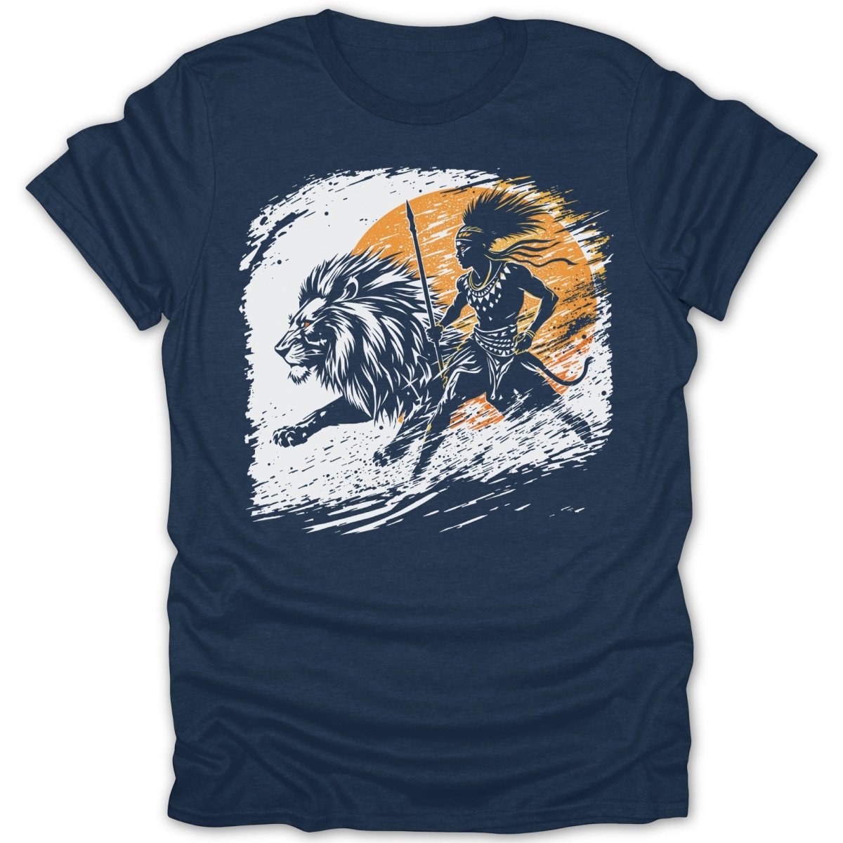 Warrior And Lion Battle Tee - Zion Threadz