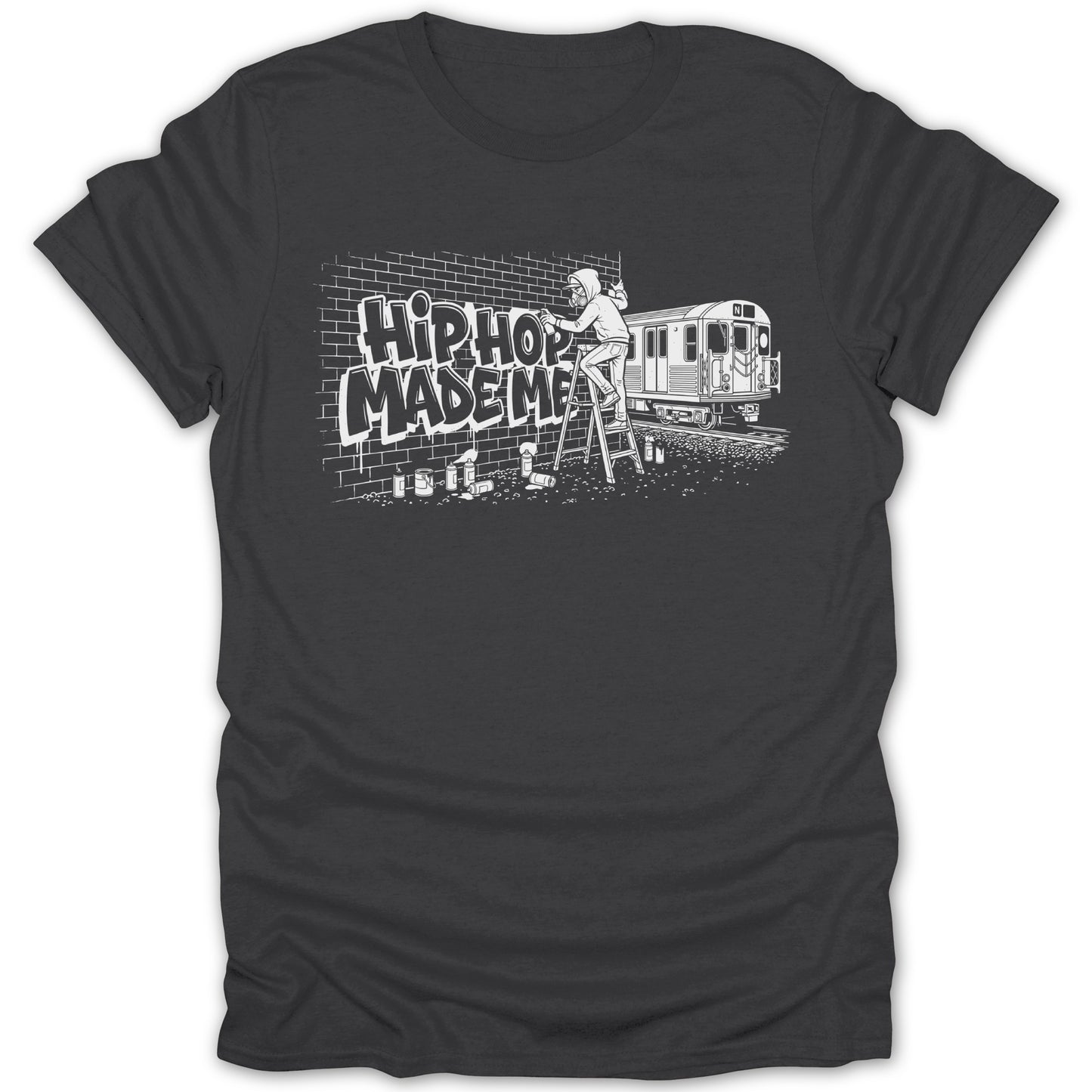 Hip Hop Made Me Street Art Graphic T-Shirt