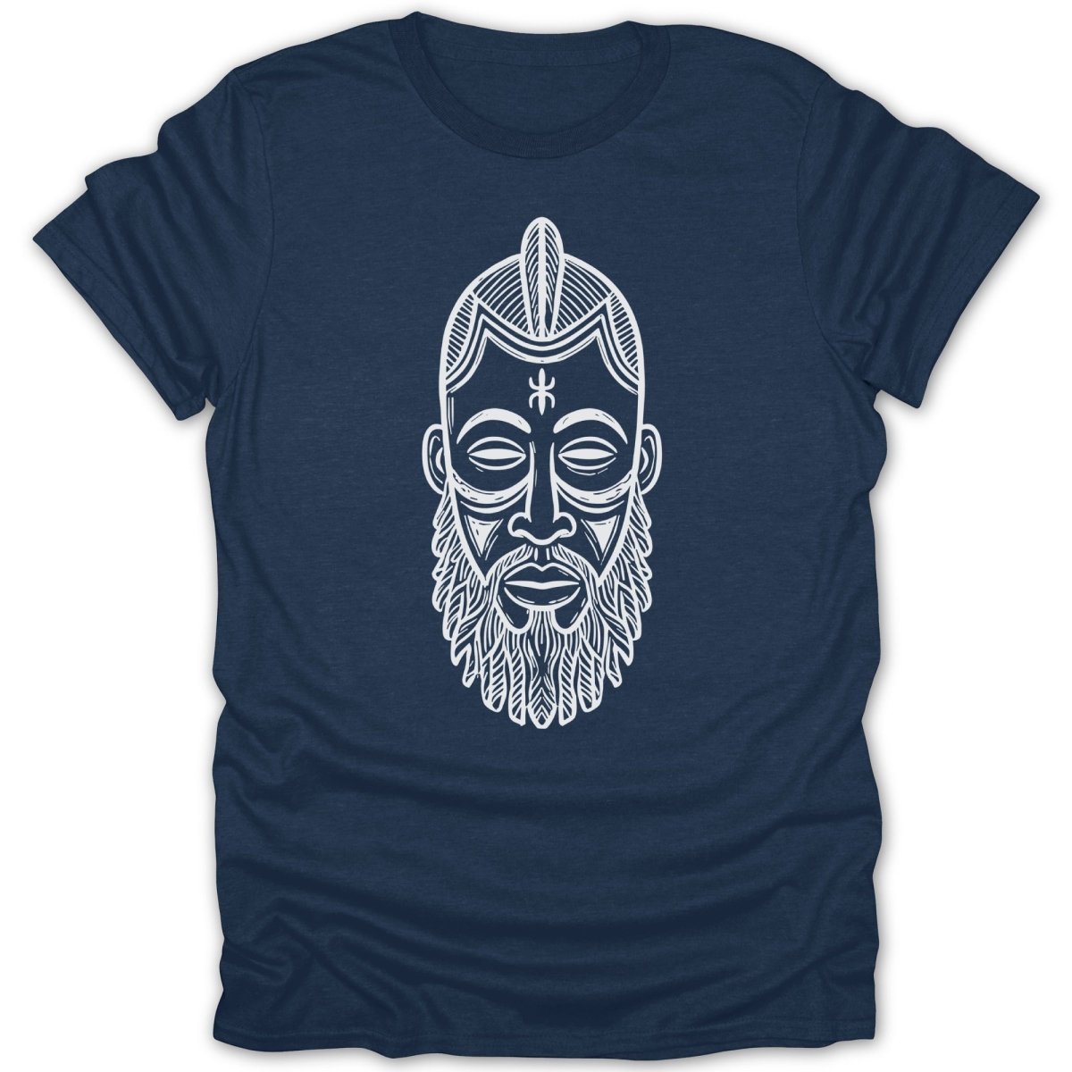 Tribal African Face Mask Tee - Zion Threadz