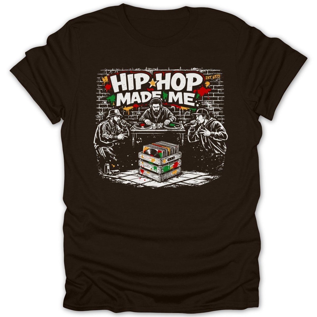 Hip Hop Made Me MC Battle Tee - Zion Threadz