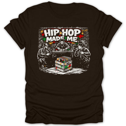 Hip Hop Made Me MC Battle Tee - Zion Threadz