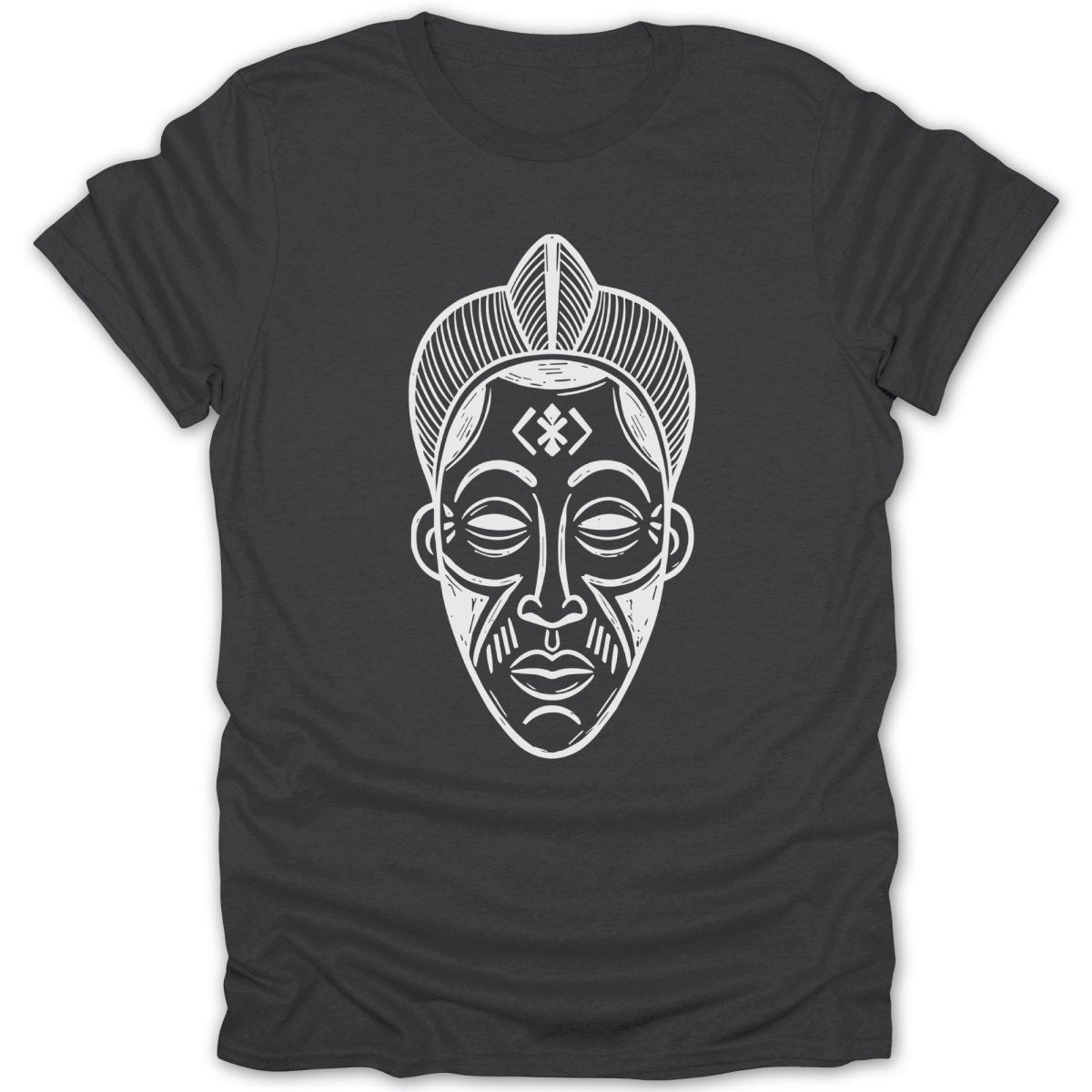 African Tribal Mask Style Tee - Zion Threadz