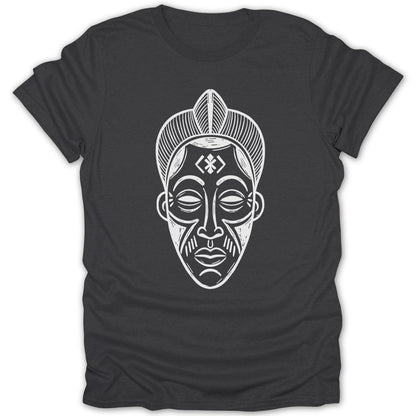 African Tribal Mask Style Tee - Zion Threadz