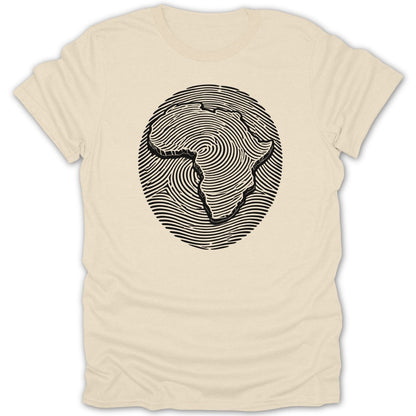 Africa Identity Fingerprint Tee - Zion Threadz