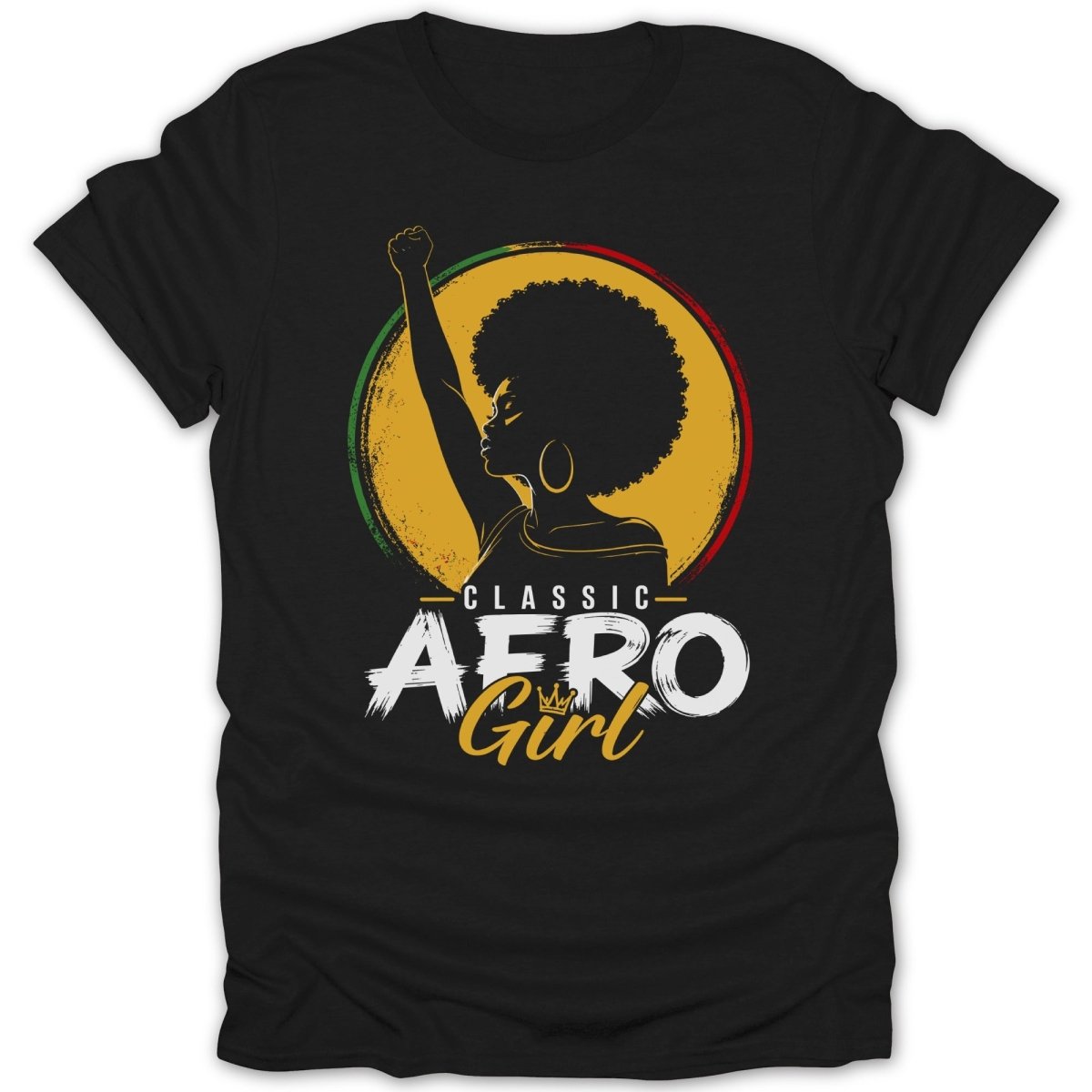 Classic Afro GIrl Empowerment Tee - Zion Threadz