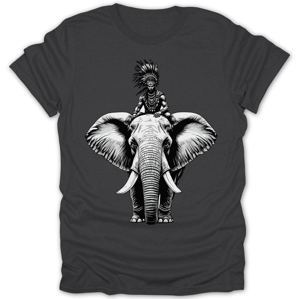 Elephant Rider Ink Tee - Zion Threadz