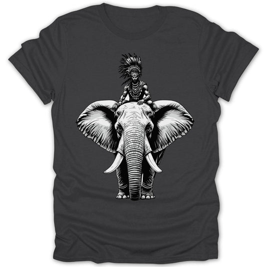 Elephant Rider Ink Tee - Zion Threadz