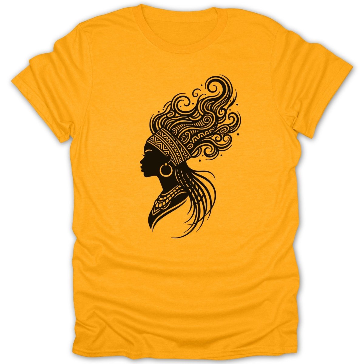 Tribal Queen Silhouette Intricate Tee - Zion Threadz