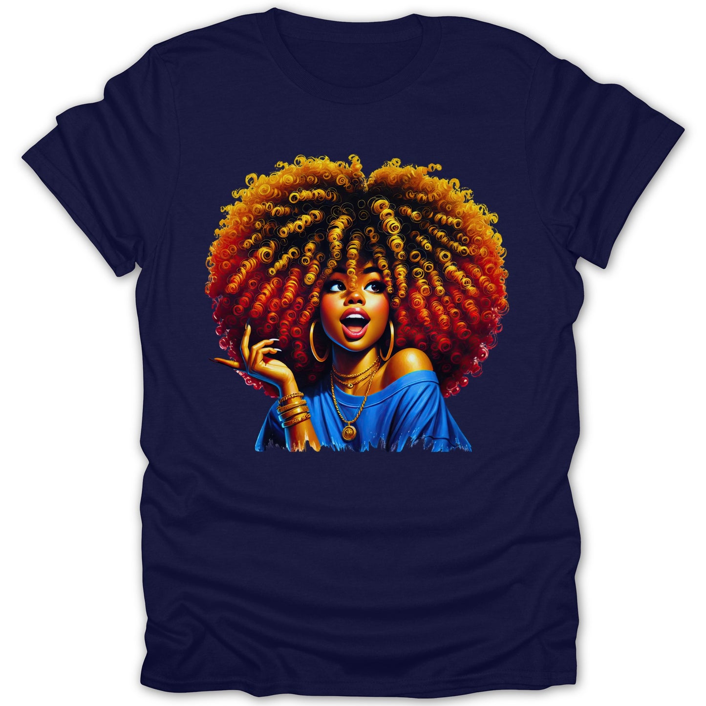 Colorful Afrocentric Art Cool Graphic T-shirt product type