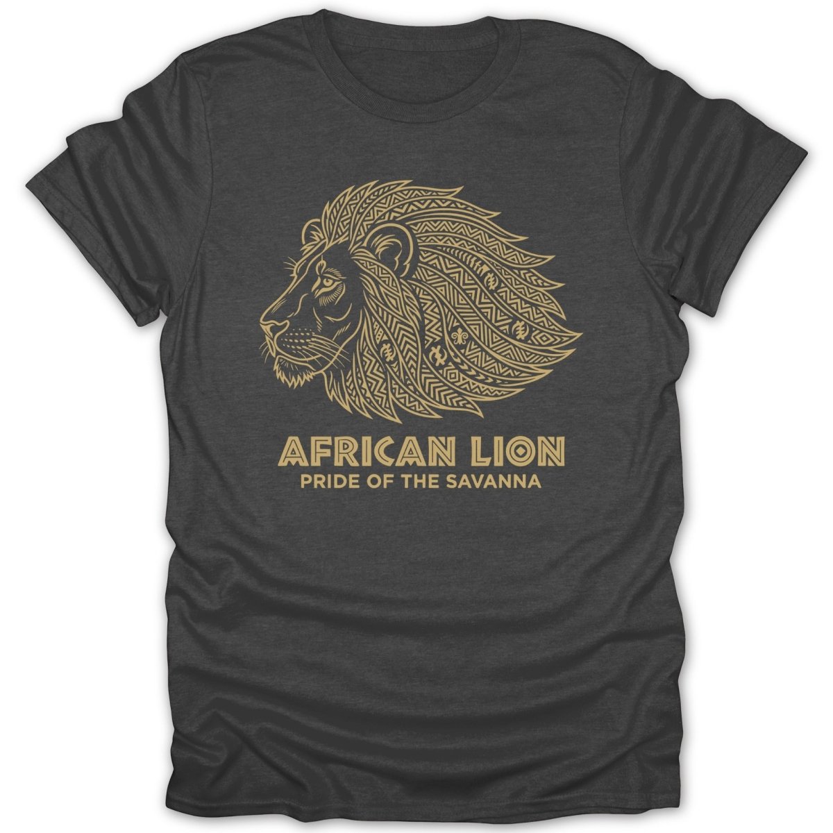 African Lion Pride Of The Savanna Tee - Zion Threadz