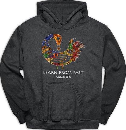 Sankofa Adinkra Tribal Hoodie - Zion Threadz