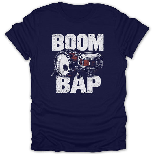 Boom Bap Drum Kit Graphic Tee shirt Retro Style