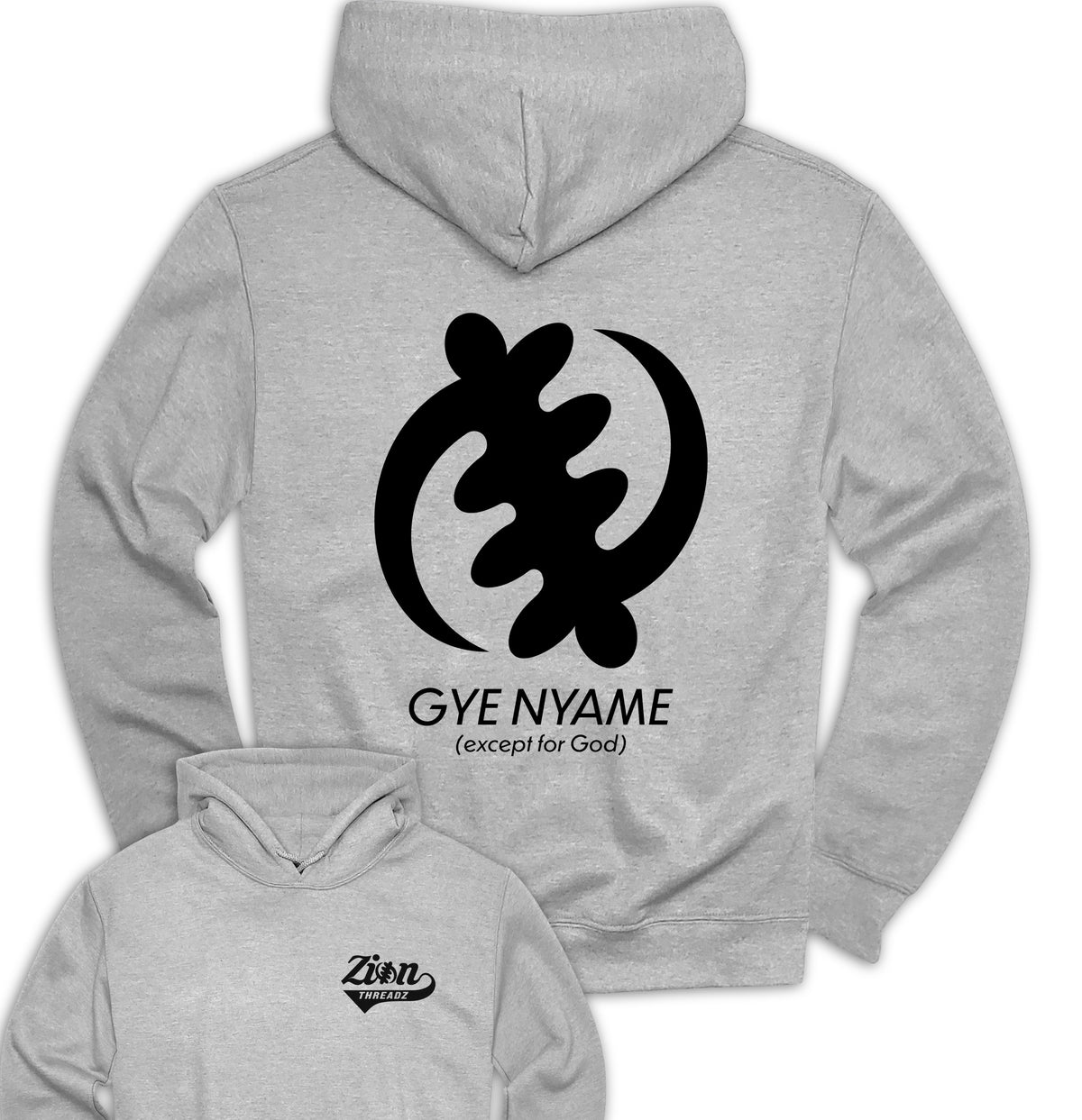 Gye Nyame Except for God Hoodie with Bold Design
