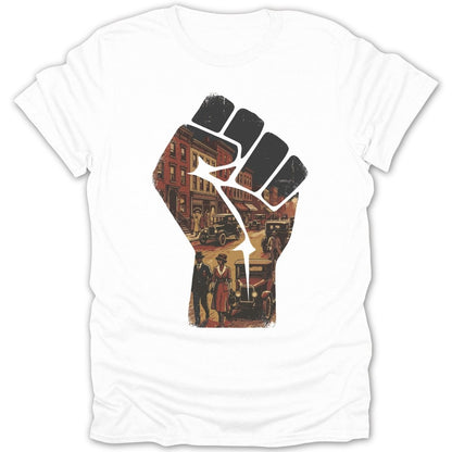 Retro Fist 1900's Tee - Zion Threadz