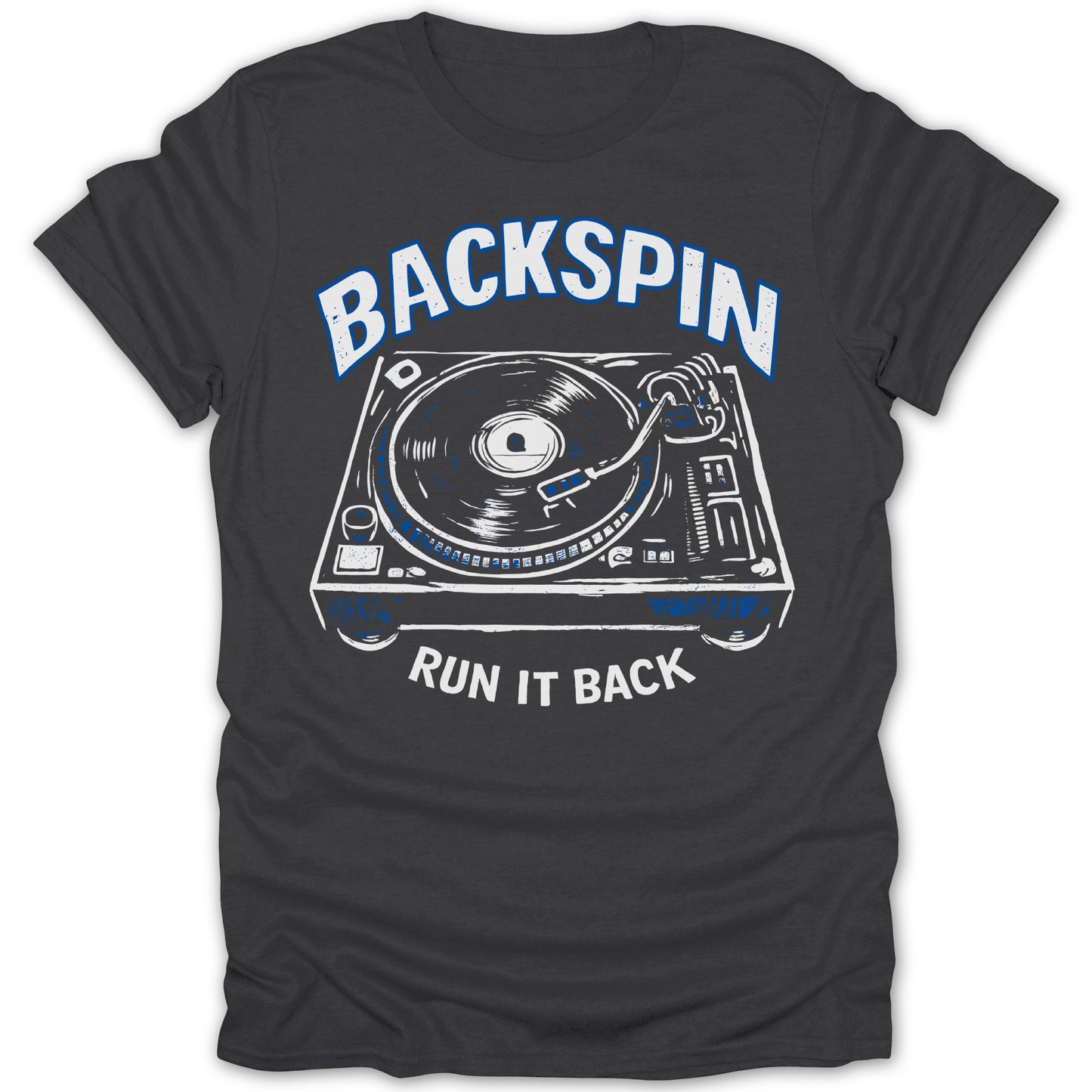 Backspin Run It Back Turntable Graphic T-Shirt