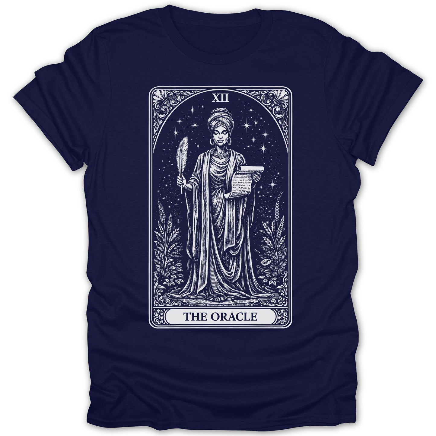 The Oracle Tarot Card Design Unisex Tee Shirt
