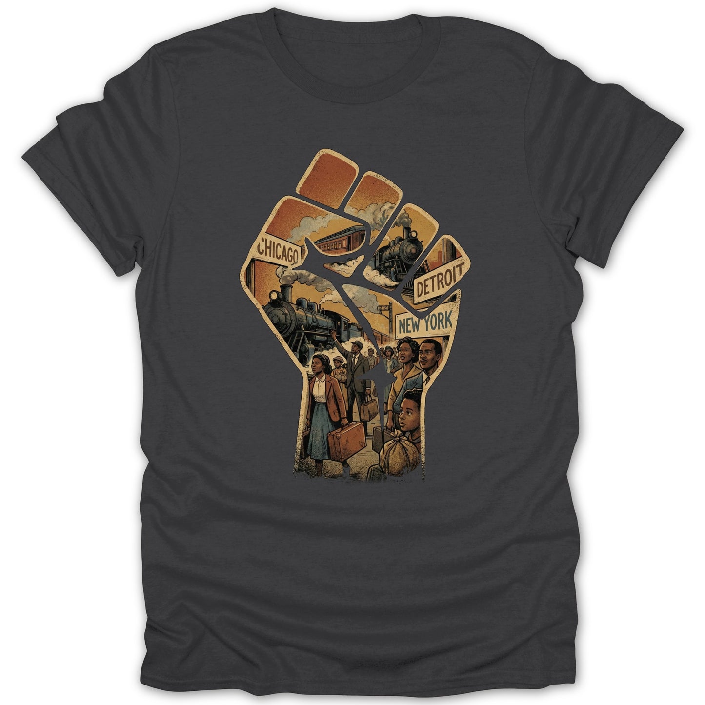 Chicago Detroit New York Graphic T-shirt Product