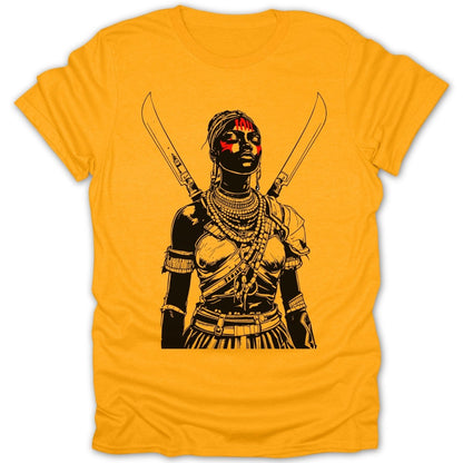 Dahomey Agojie Warrior Battle Ready Tee - Zion Threadz