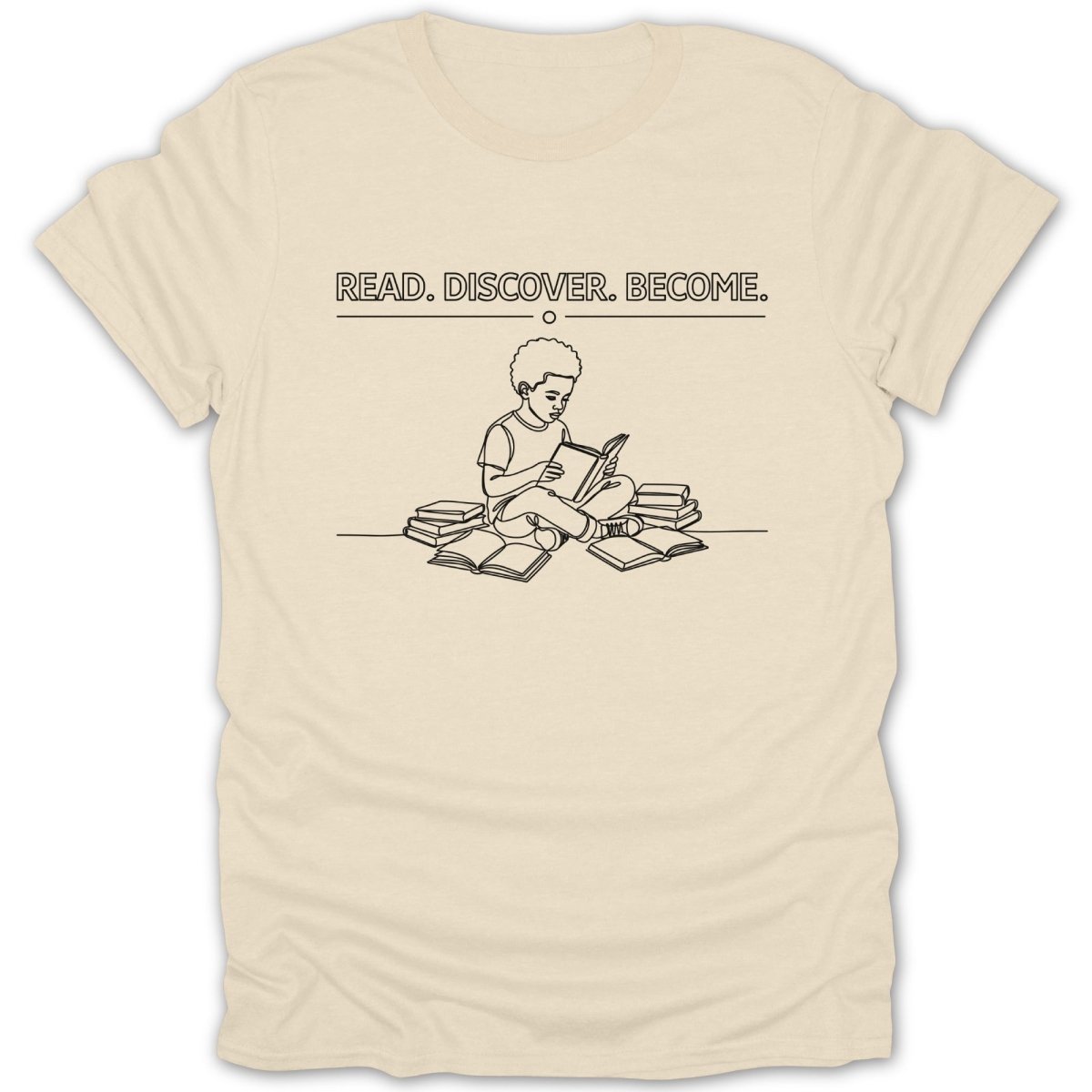 Black Boy Read Discover Become Tee - Zion Threadz