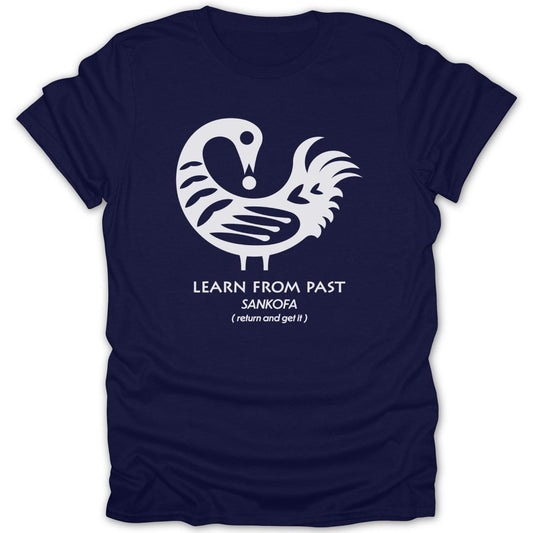 Sankofa Adinkra Learn From Past Tee - Zion Threadz
