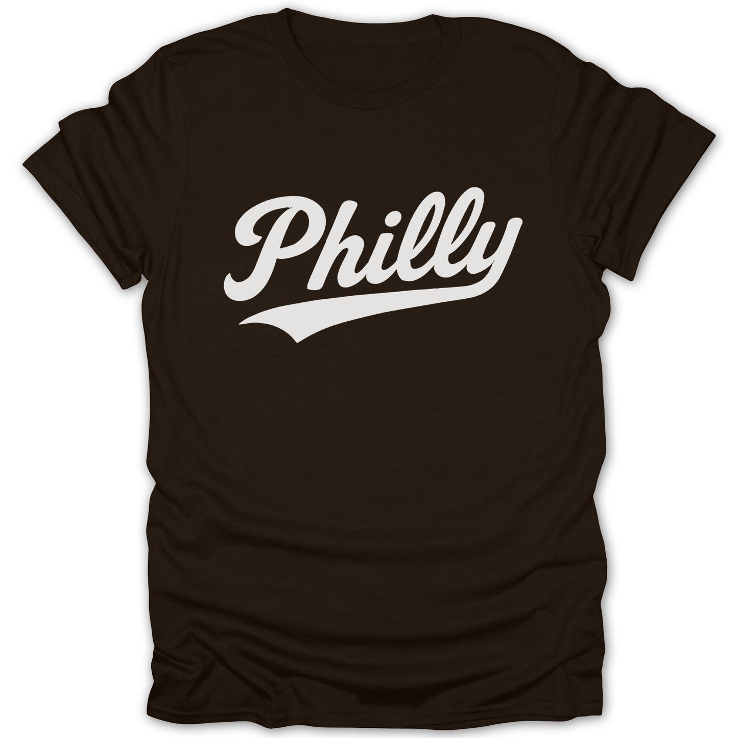 Philly Script Font Graphic Black T-shirt product type