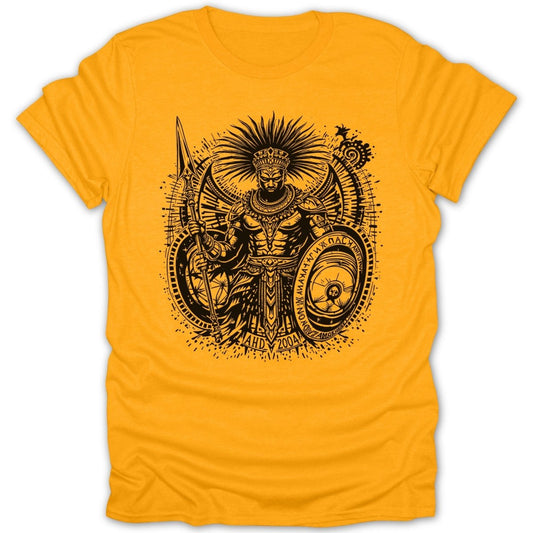 African Warrior Design Tee - Zion Threadz