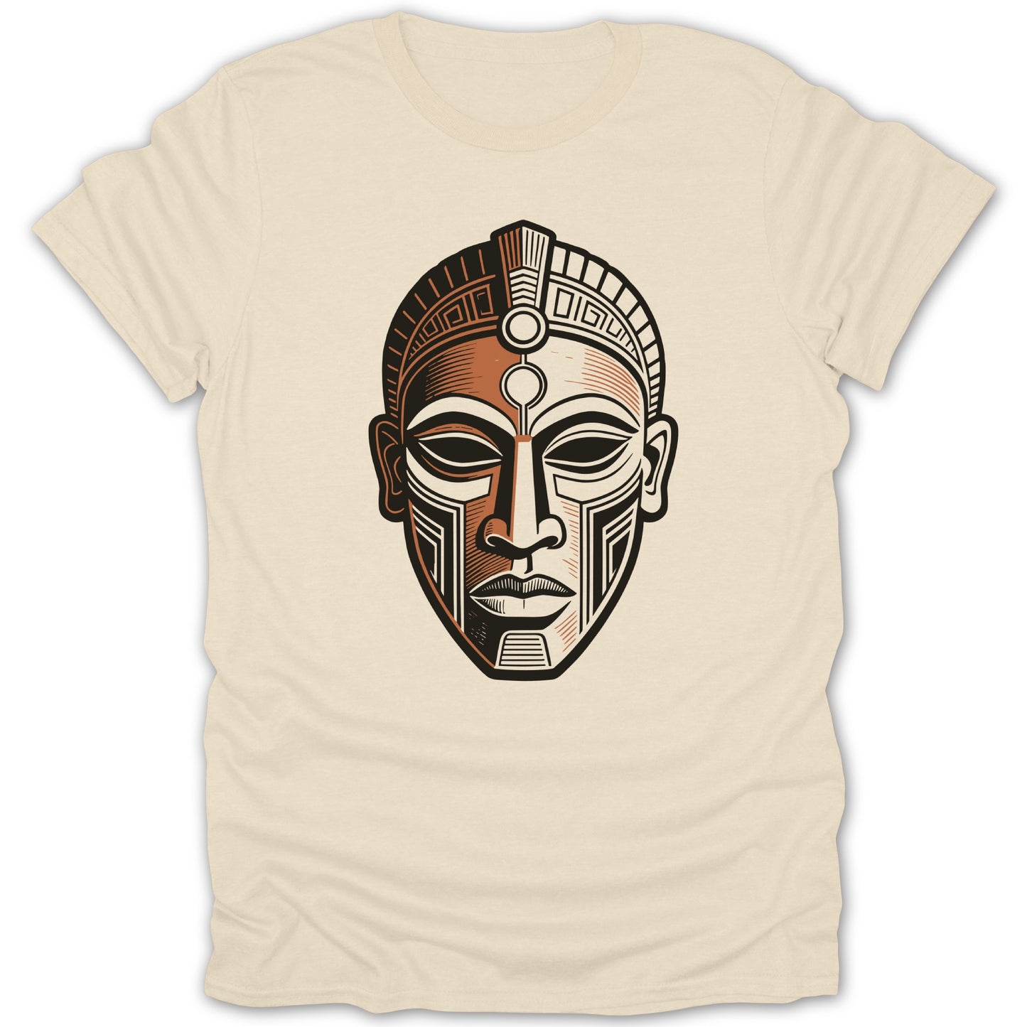Intricately Designed Mask Illustration T-Shirt Product