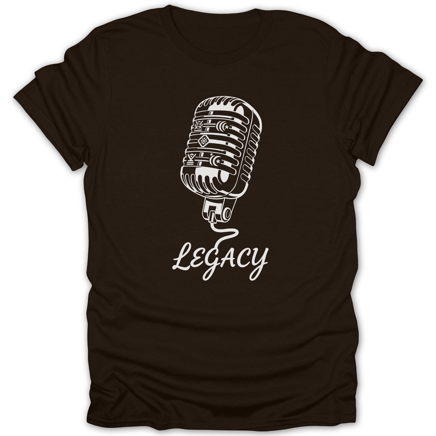 Retro Microphone Design Legacy Statement Shirt