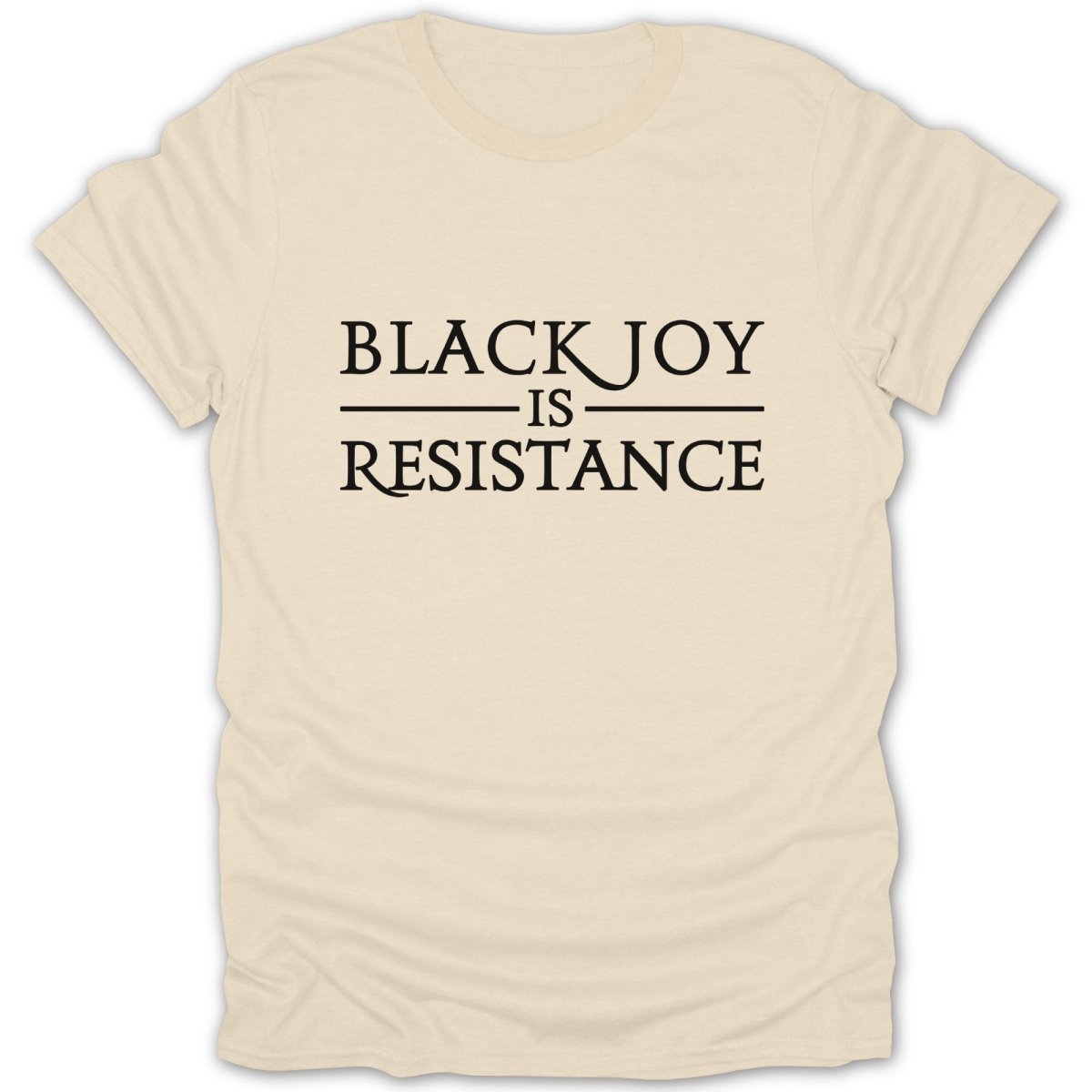 Black Joy Is Resistance Statement Tee - Zion Threadz