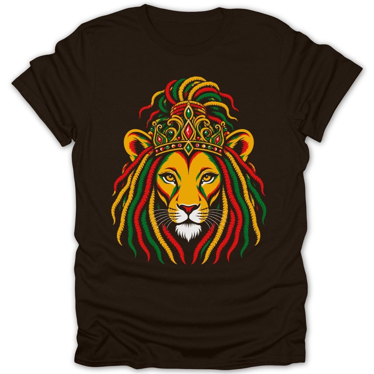 Reggae Lioness With Dreads Tee - Zion Threadz