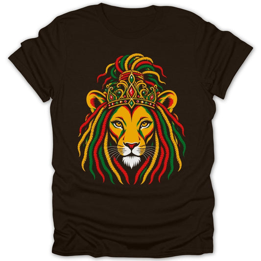 Reggae Lioness With Dreads Tee - Zion Threadz