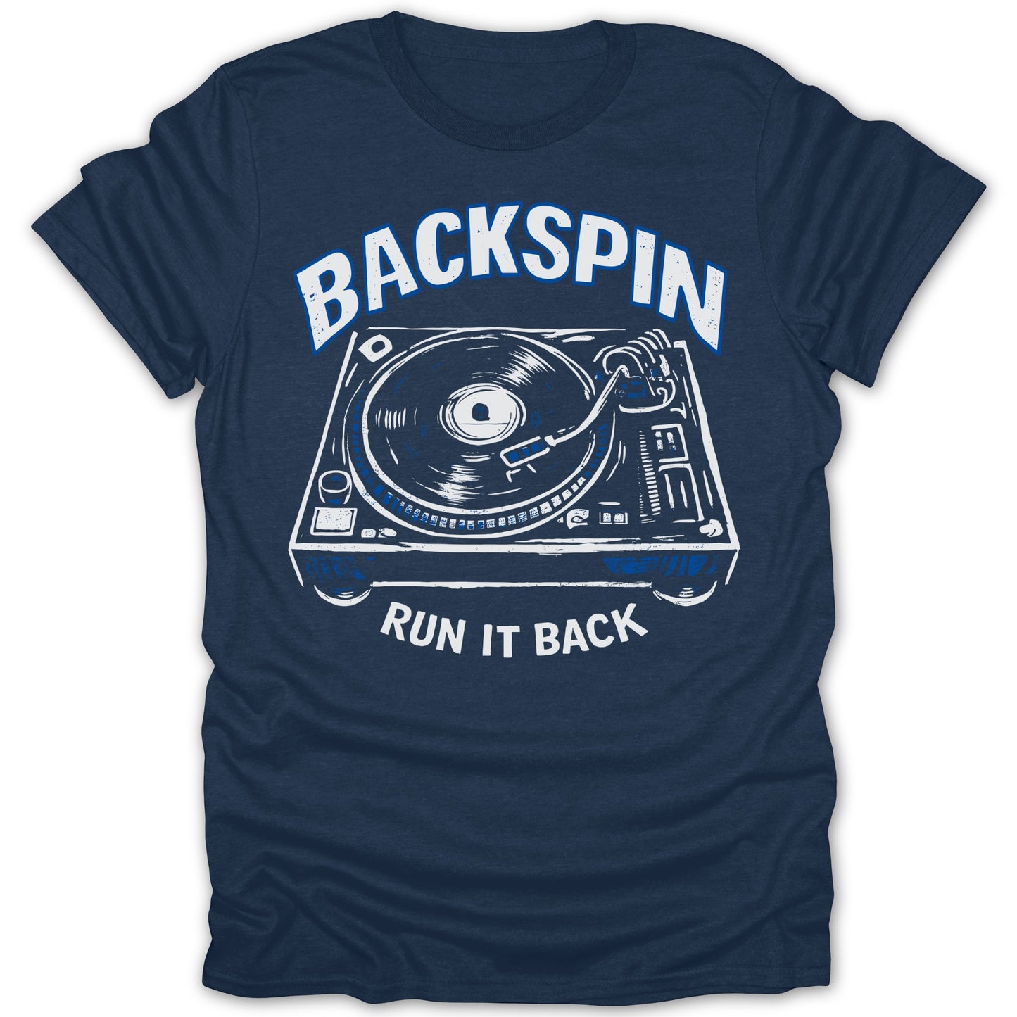 Backspin Run It Back Graphic Turntable T-Shirt