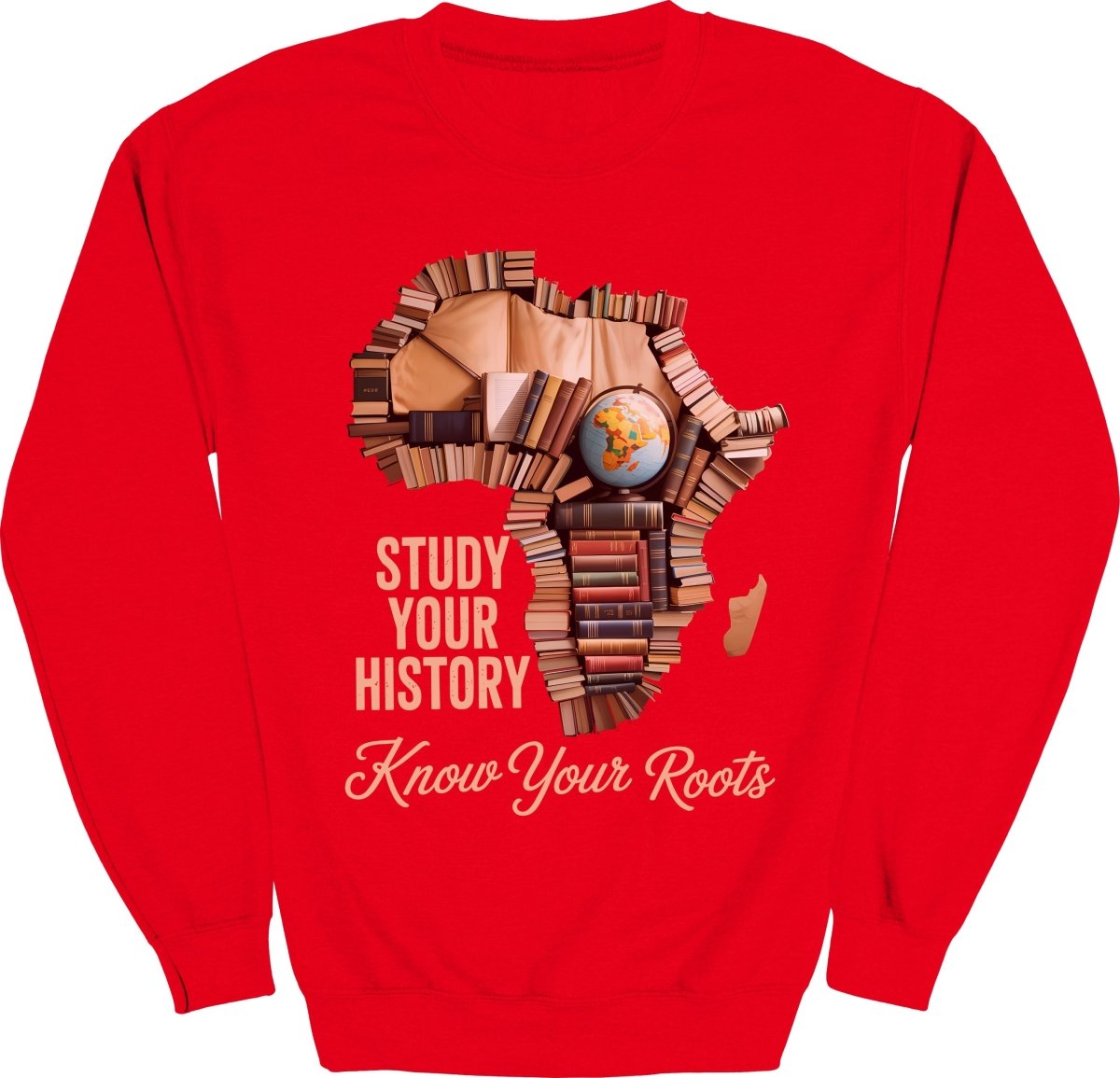 Africa Book Map Sweatshirt - Zion Threadz