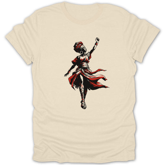 Vibrant Traditional Dance Illustration T-Shirt