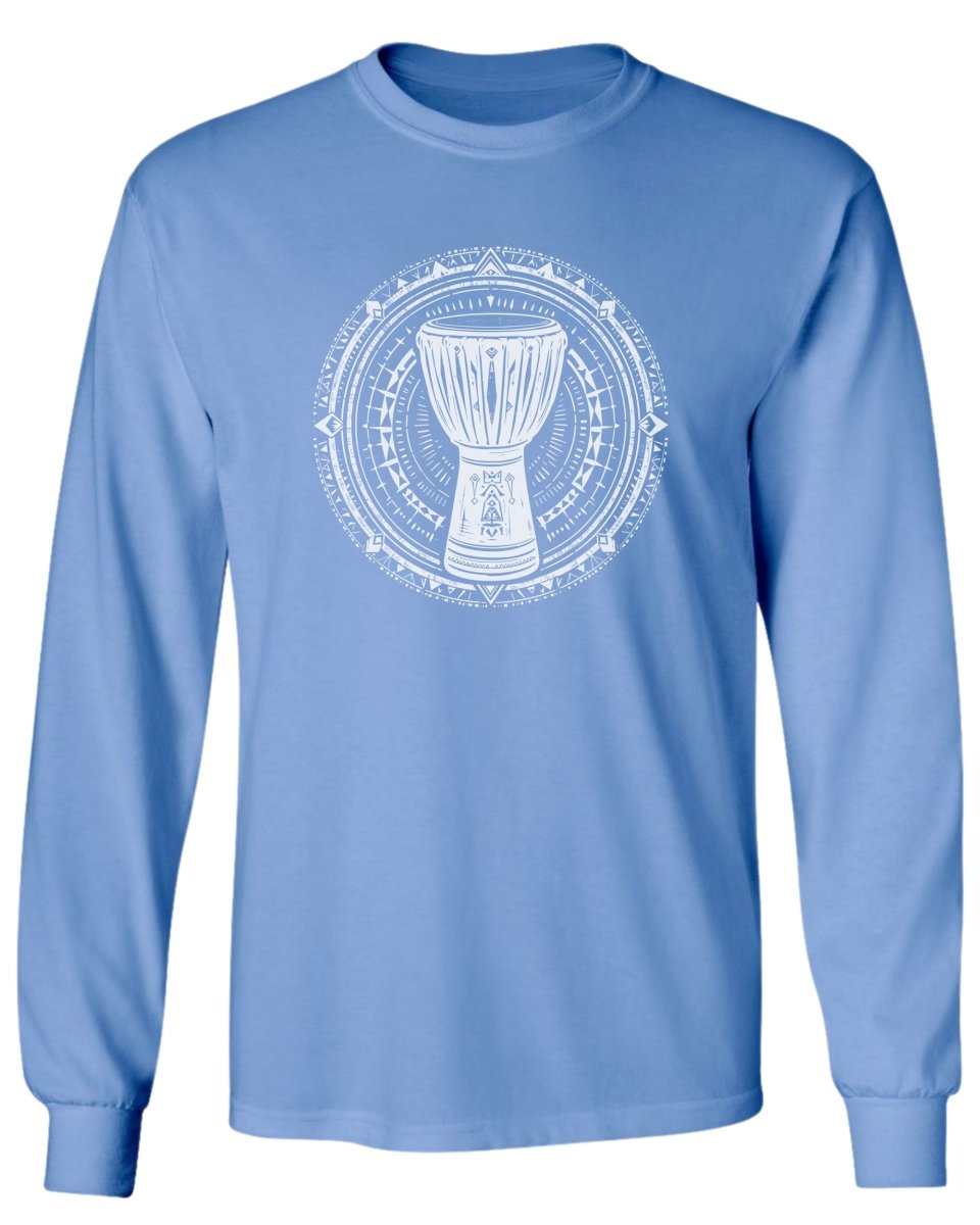 Djembe Drum Art Long Sleeve Tee - Zion Threadz