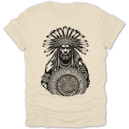 Tribal Warrior Portrait Tee - Zion Threadz