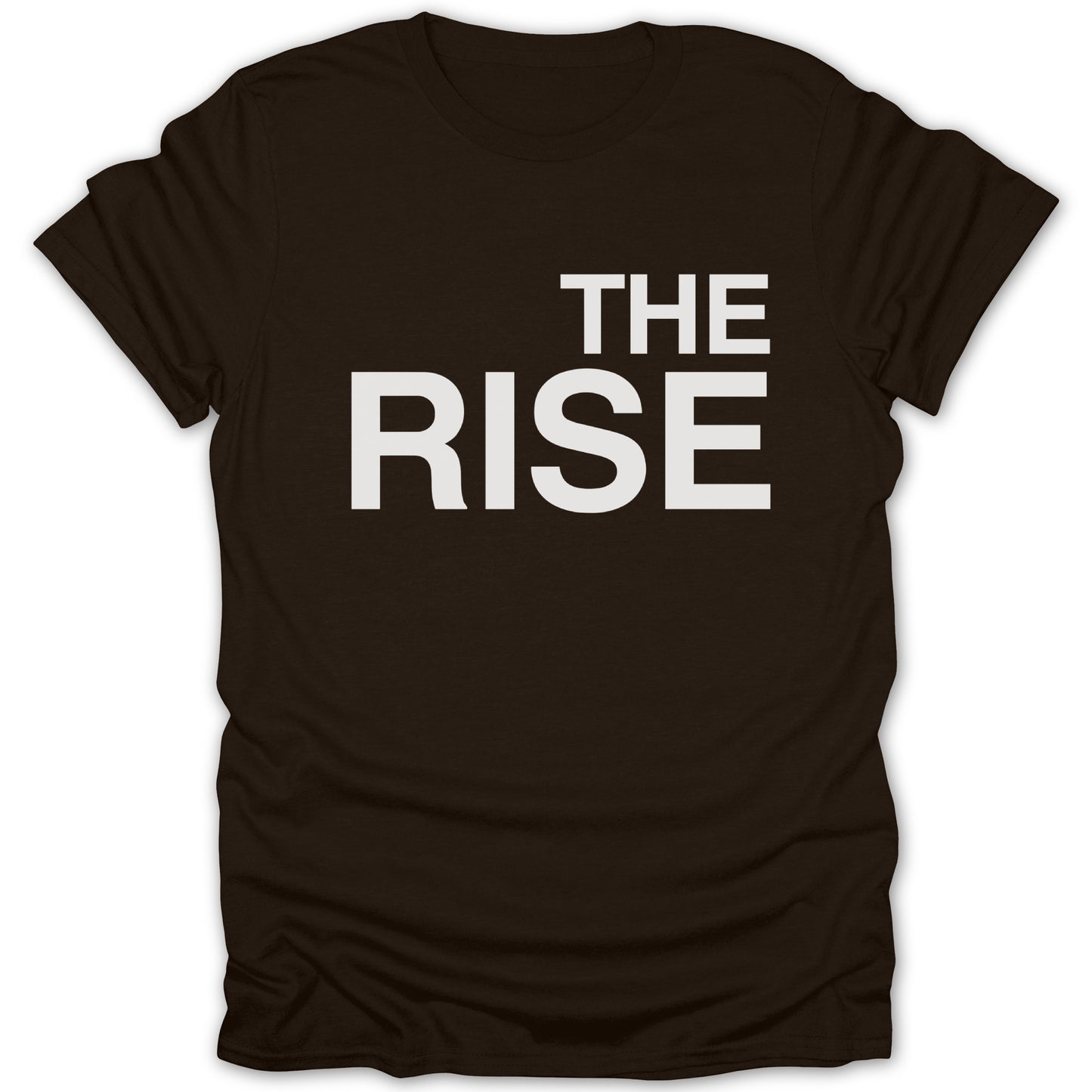 THE RISE bold statement graphic design shirt