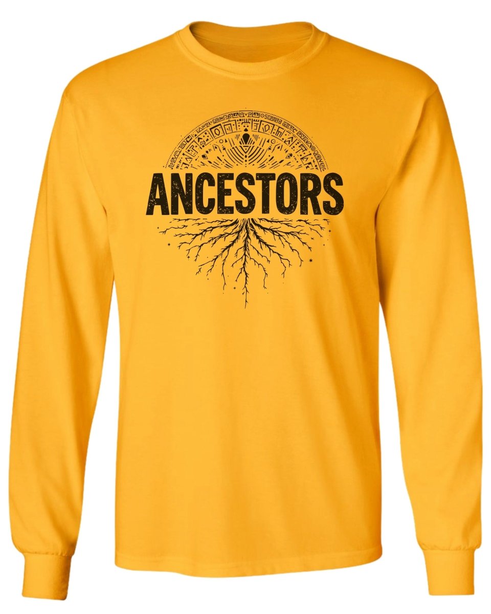 Ancestors Roots Long Sleeve Tee - Zion Threadz