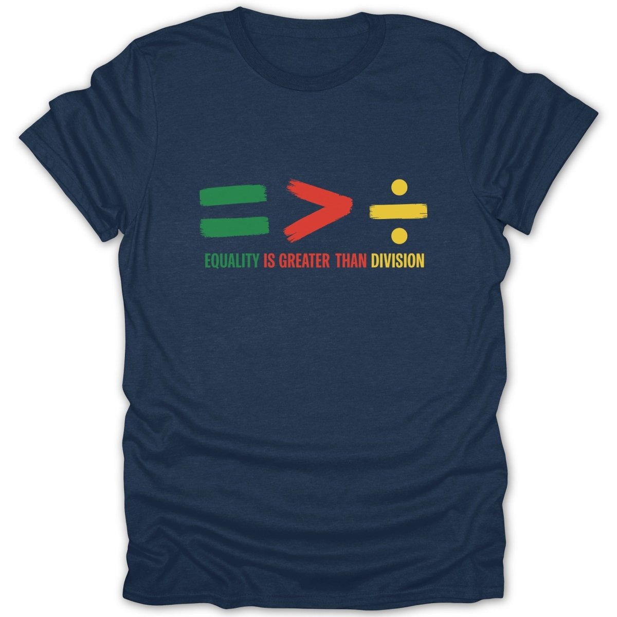 Equality Greater Than Division C Tee - Zion Threadz