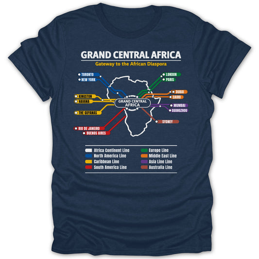 Grand Central Africa Gateway to the African Diaspora T-Shirt