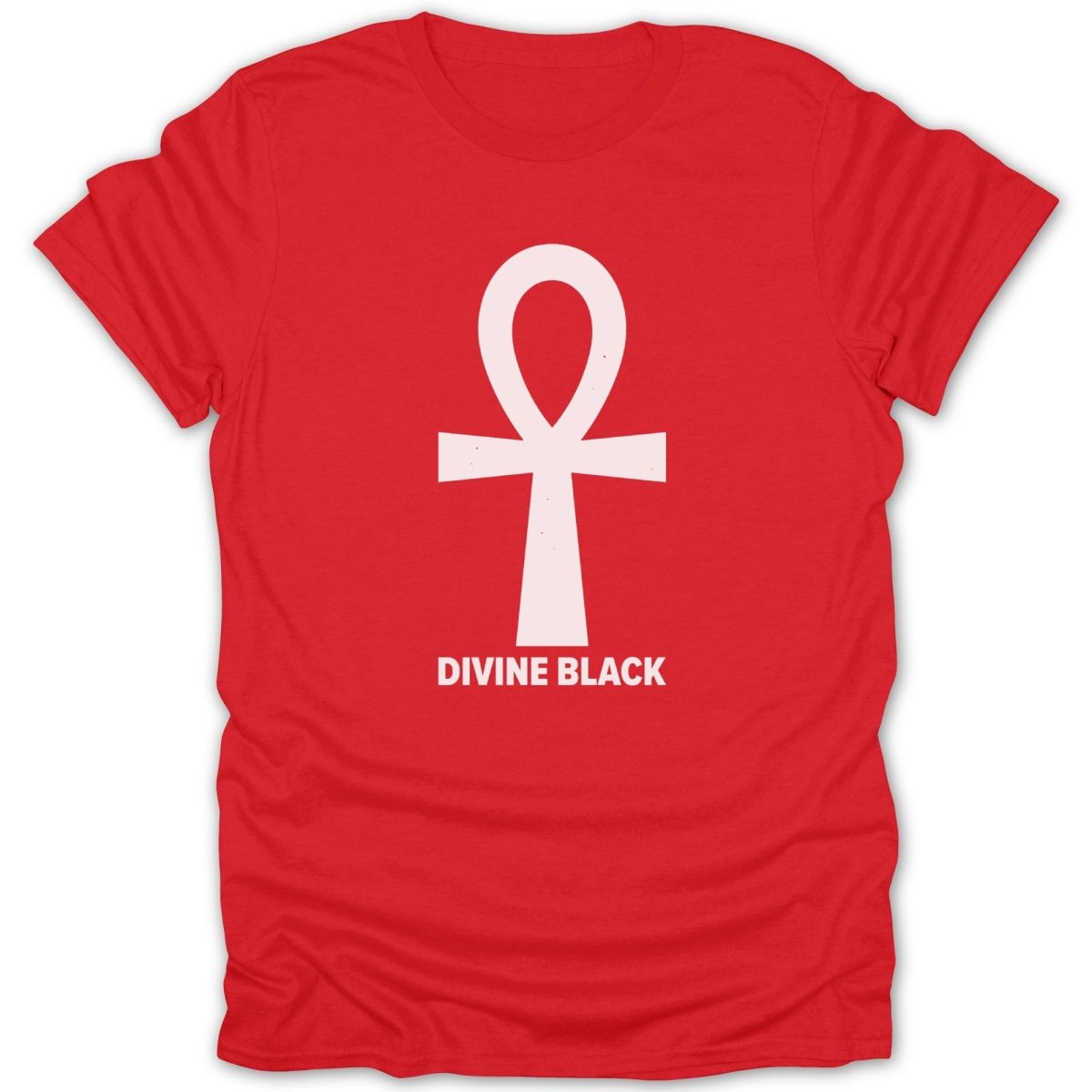 Divine Black Ankh Tee - Zion Threadz
