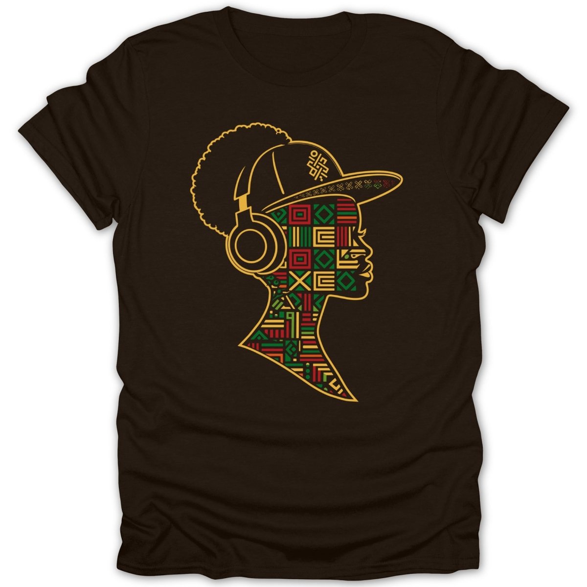 Hip Hop Female Pattern Tee - Zion Threadz