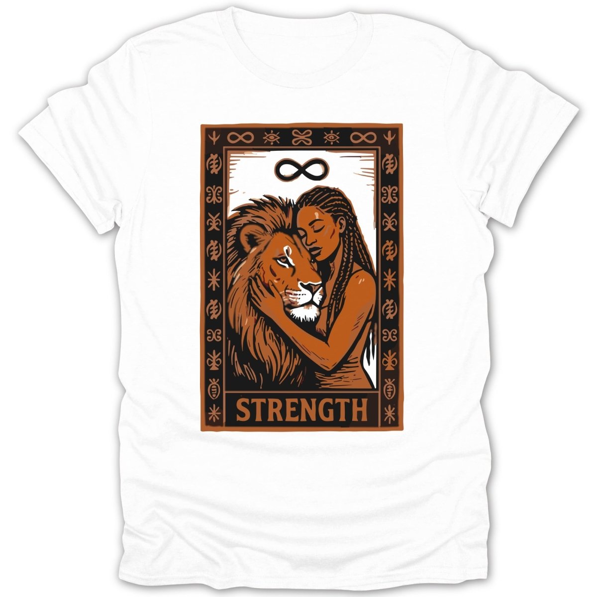 Strength Tarot Card Tee - Zion Threadz