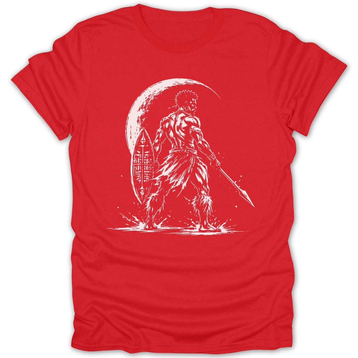 Moonlit Warrior BW Tee - Zion Threadz