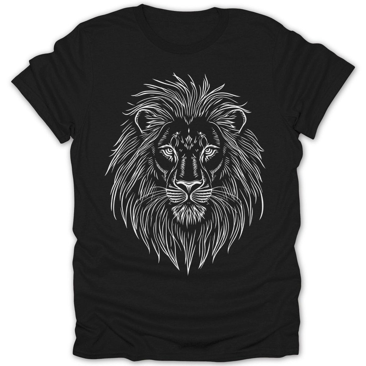 Majestic Lion Head Tee - Zion Threadz