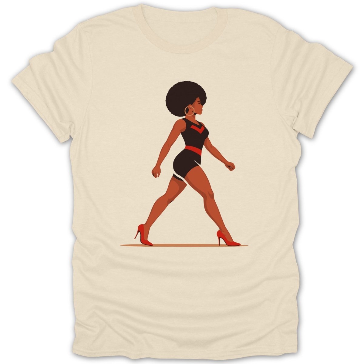 Ebony Power Stride Tee - Zion Threadz