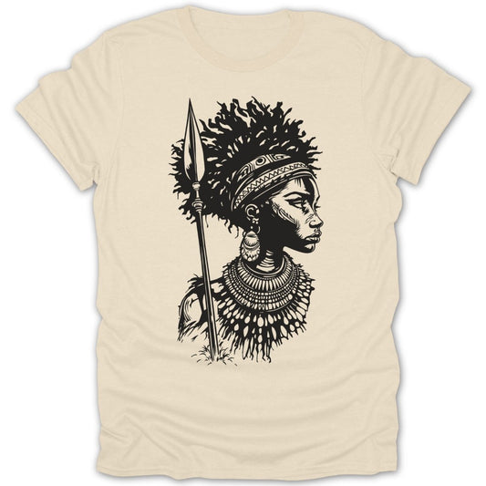 African Queen Warrior Tee - Zion Threadz
